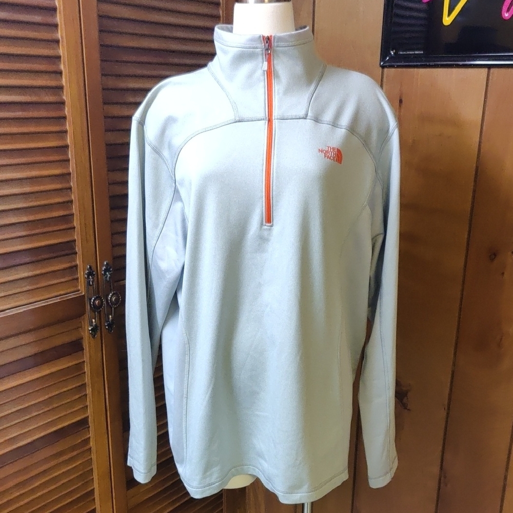 The North Face Gray Quarter-Zip Pullover
